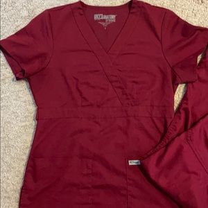 Gray’s anatomy scrub set